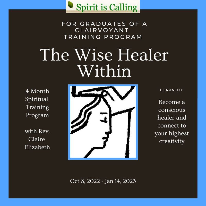The Wise Healer Within Spiritual Training Program, Spirit is Calling